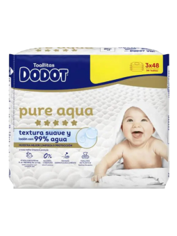 Dodot aqua pure toallitas humedas 144 u