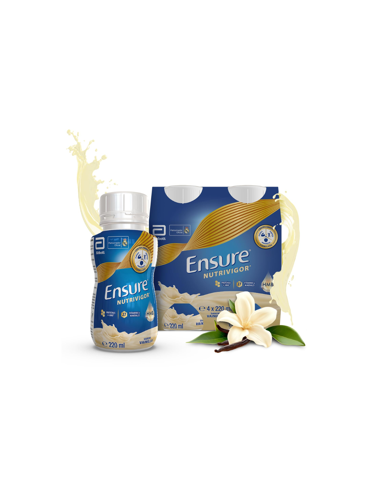 Ensure nutrivigor bebible vainilla 4 unidades