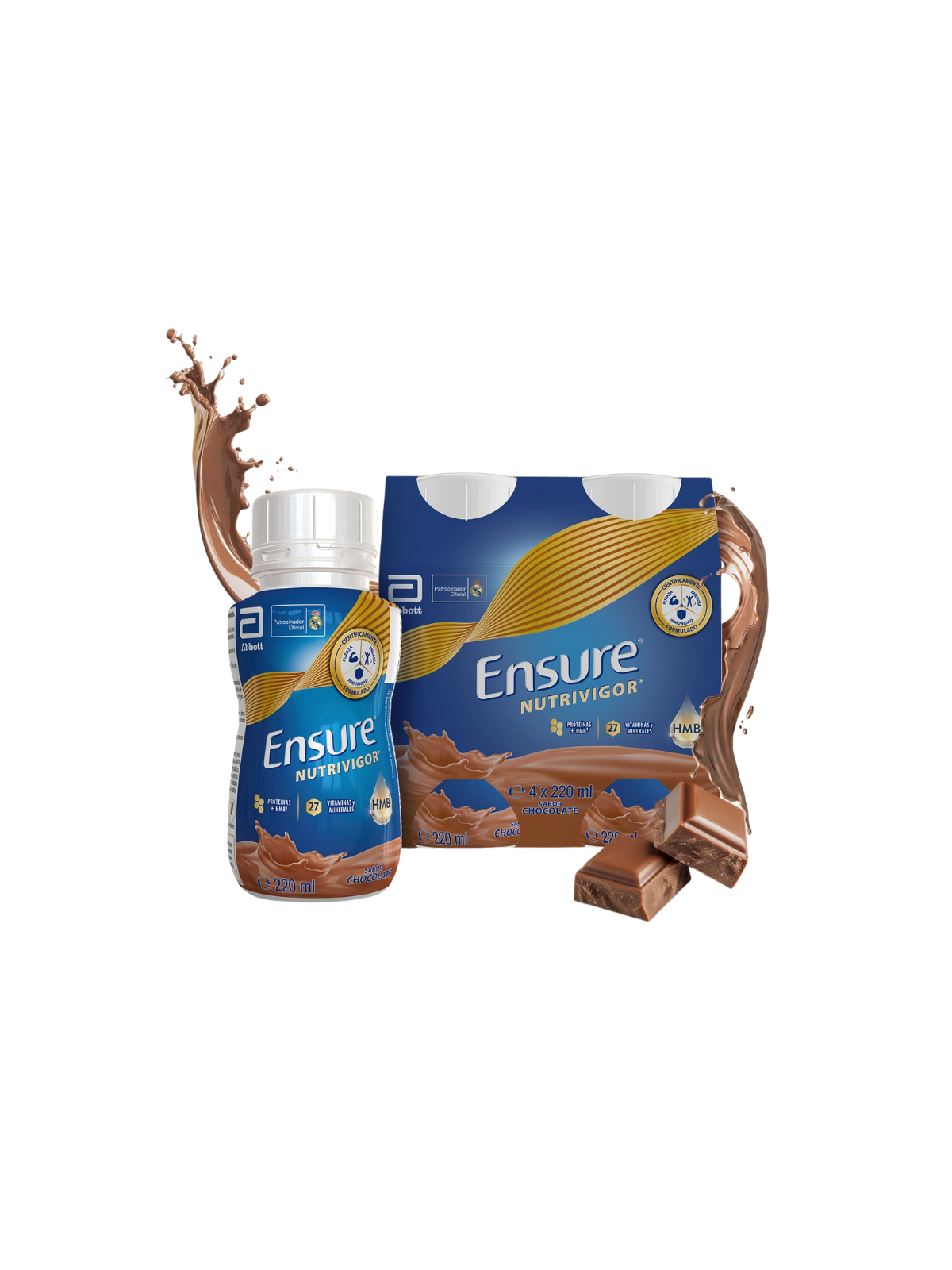 Ensure nutrivigor bebible chocolate 4 unidades
