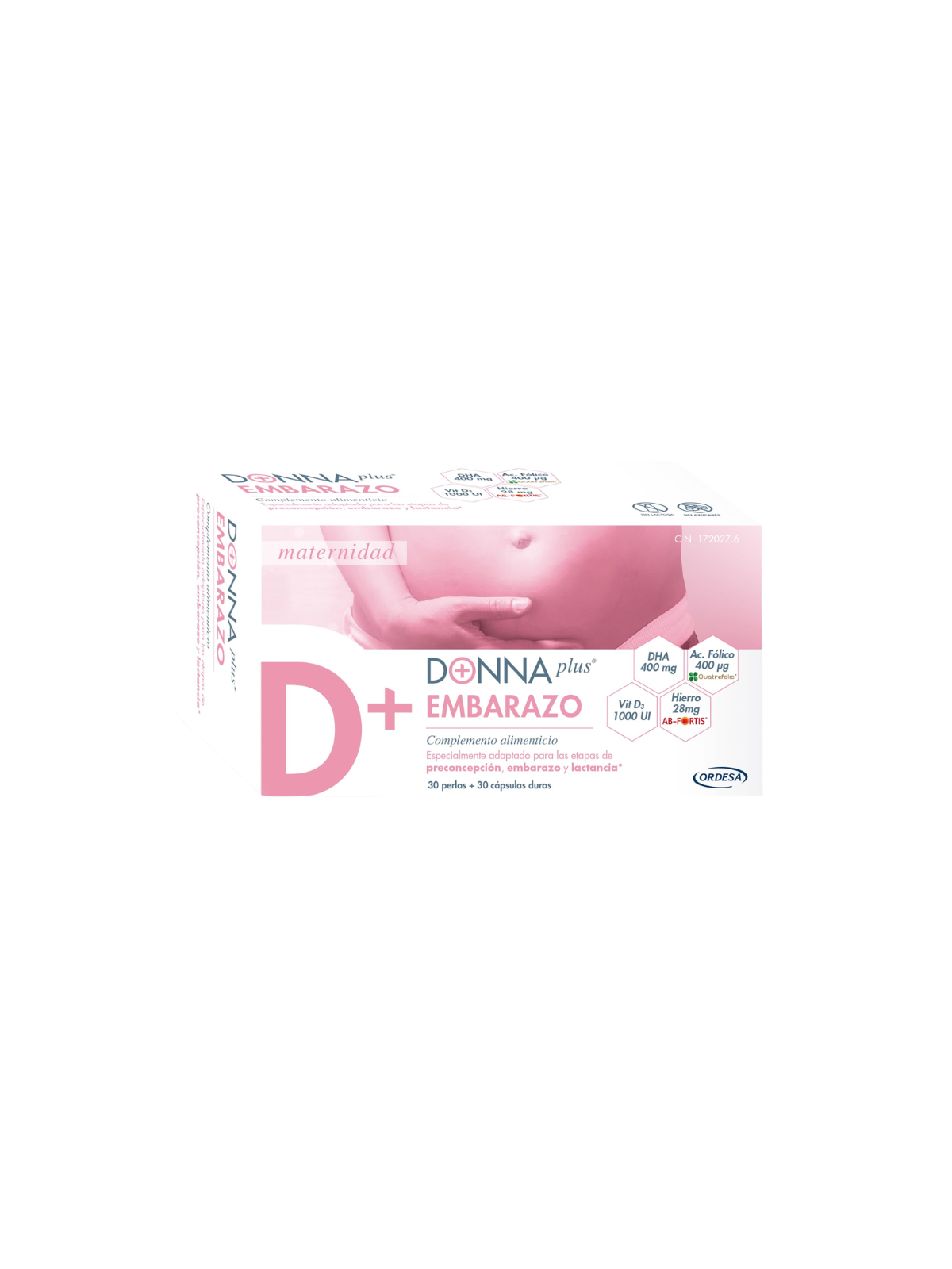 Donna plus embarazo 30 caps