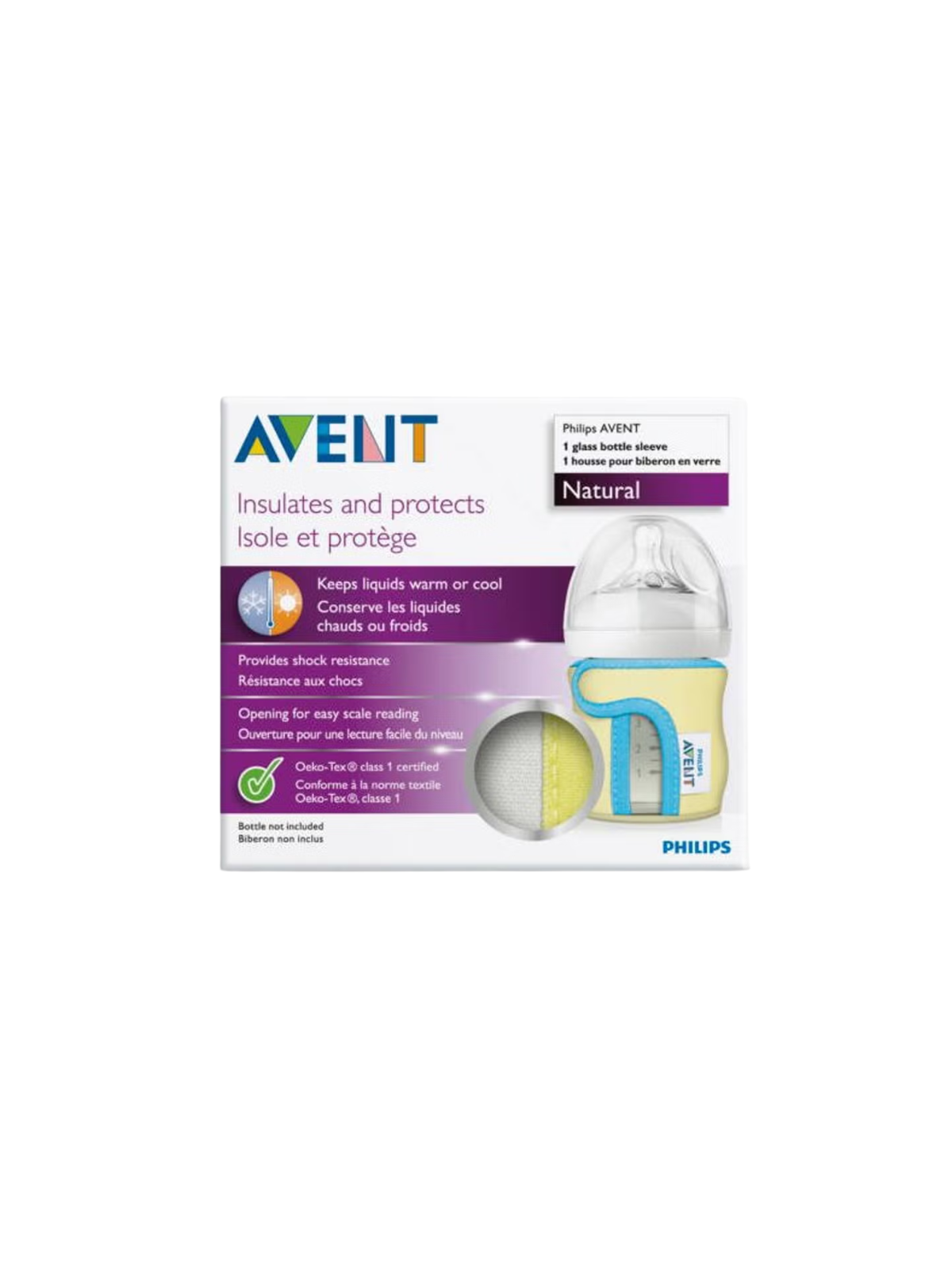 Avent funda protectora biberon cristal 120 ml