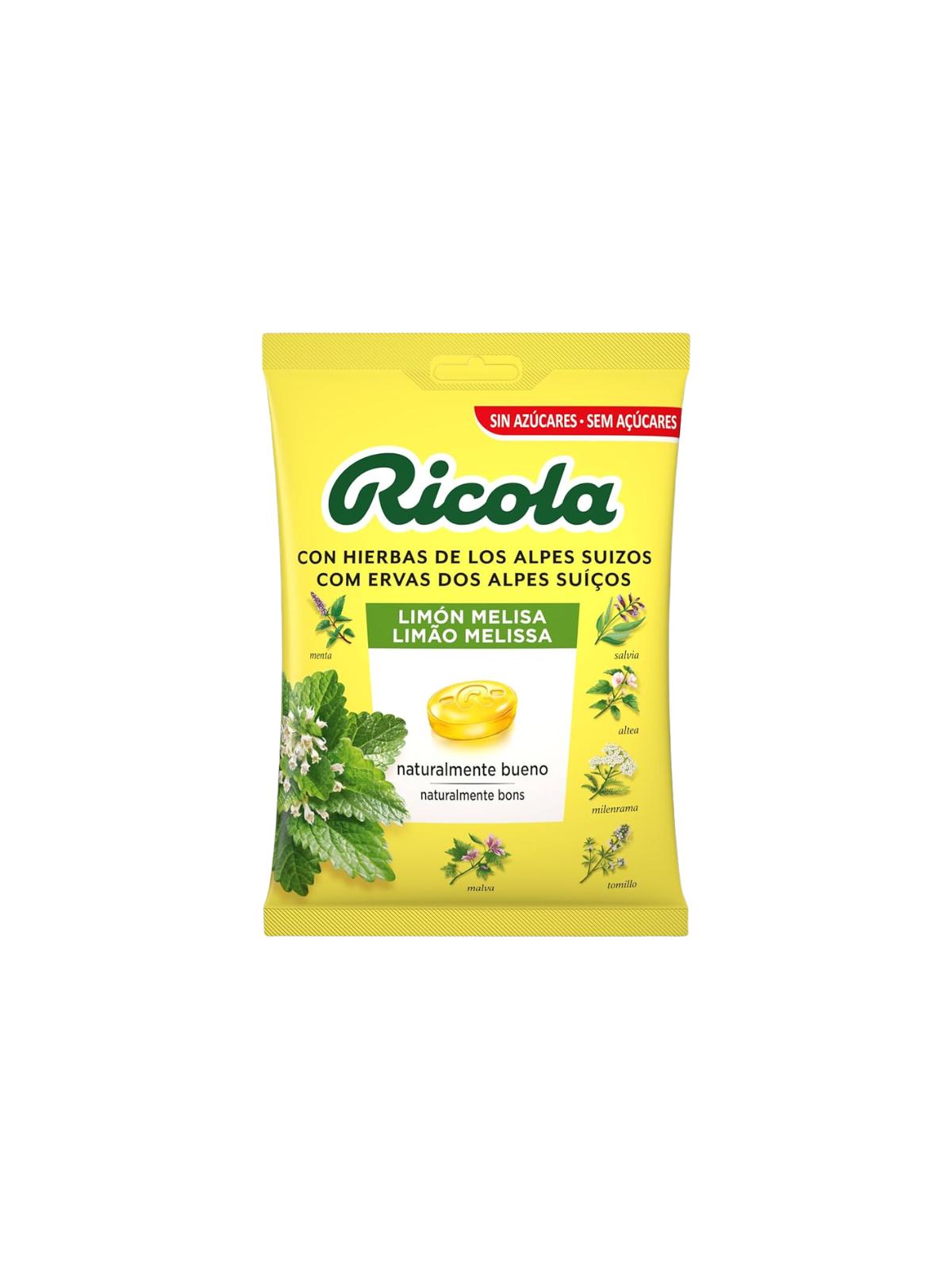 Ricola caramelos limon melisa sin azucar