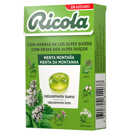 Ricola caramelos menta de montaña sin azucar