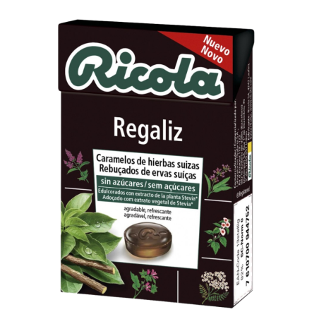 Ricola caramelos regaliz sin azucar