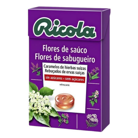 Ricola caramelos flores de sauco sin azucar