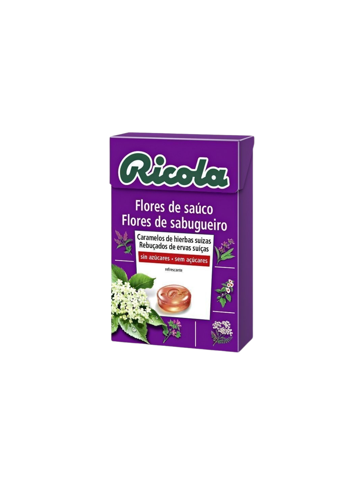 Ricola caramelos flores de sauco sin azucar