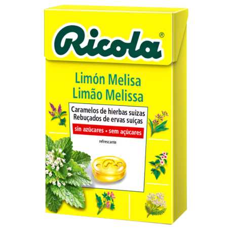 Ricola caramelos limon melisa sin azucar