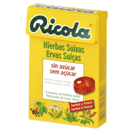Ricola hierbas suizas caramelos sin azucar
