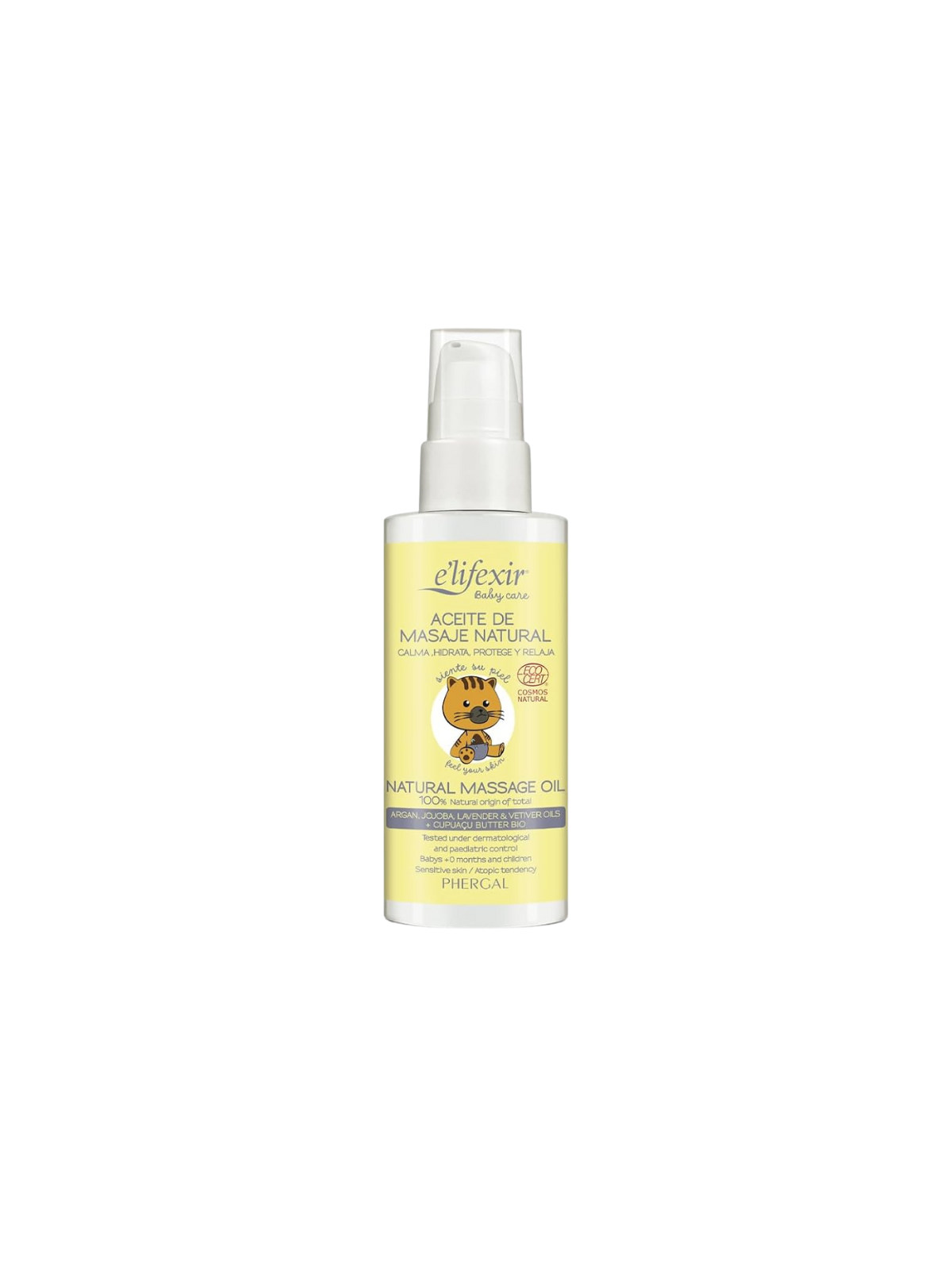 E´lifexir baby care aceite de masaje natural