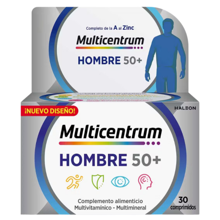 Multicentrum Hombre 50+ 30 comprimidos