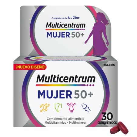 Multicentrum Mujer 50+ 30 comprimidos