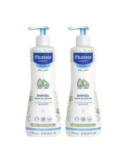 Mustela babygel 750 ml duplo