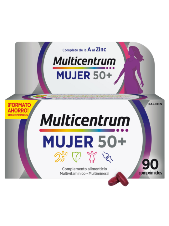 Multicentrum Mujer 50+ 90 comprimidos
