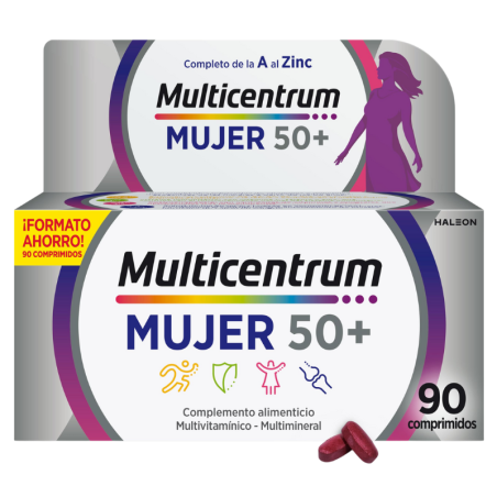 Multicentrum Mujer 50+ 90 comprimidos