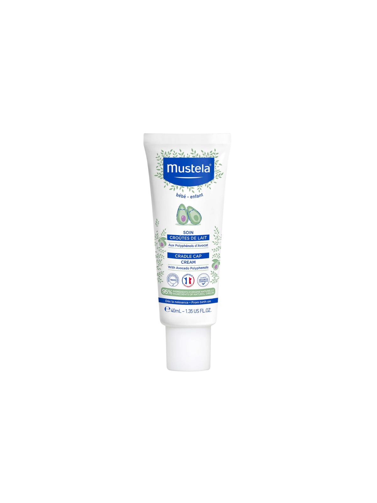 Mustela cuidado costra lactea 40ml
