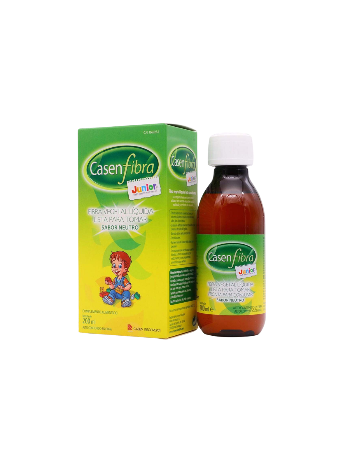 Casenfibra junior botella 200ml sabor neutro