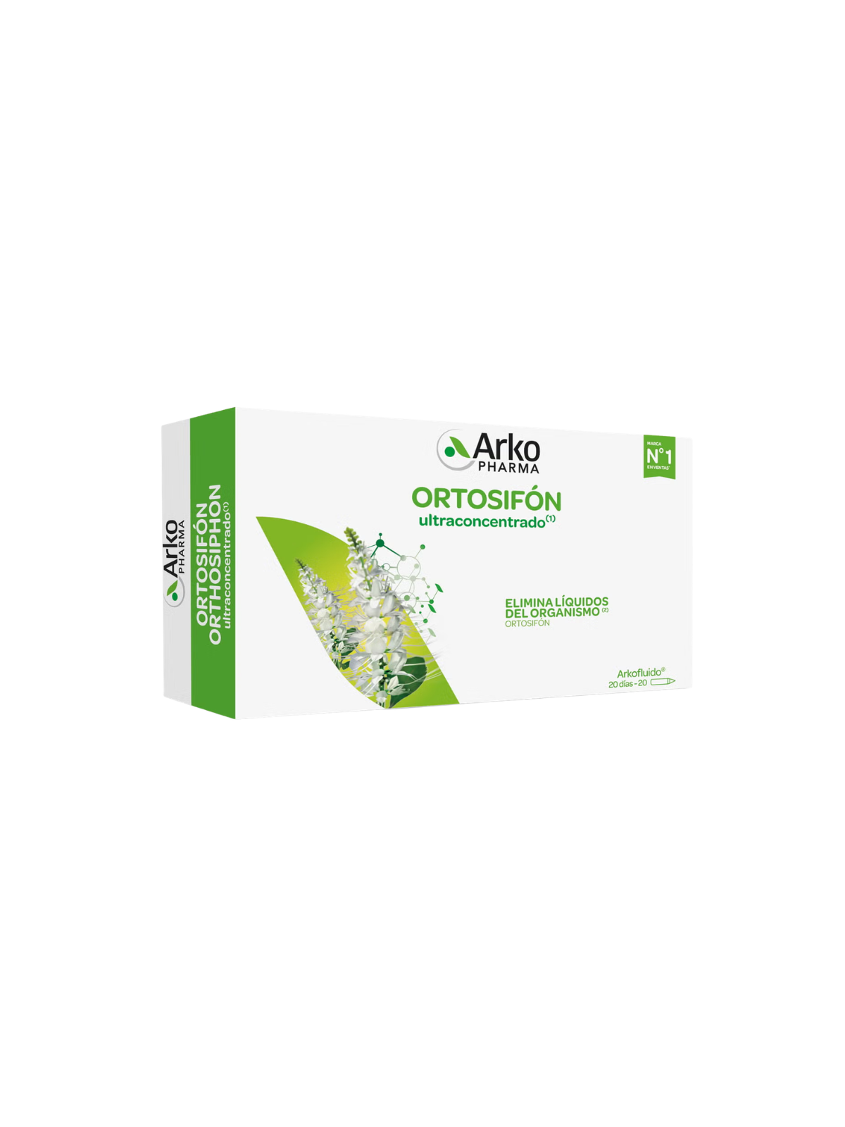 Arkofluido Ortosifón 20 ampollas