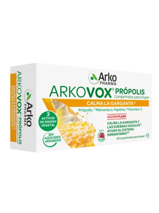 Arkovox propolis + vitamina c sabor frambuesa