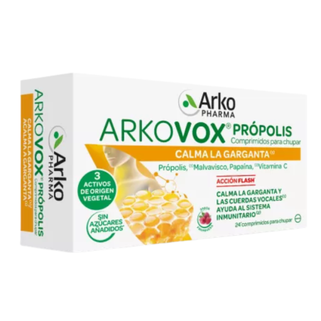 Arkovox propolis + vitamina c sabor frambuesa