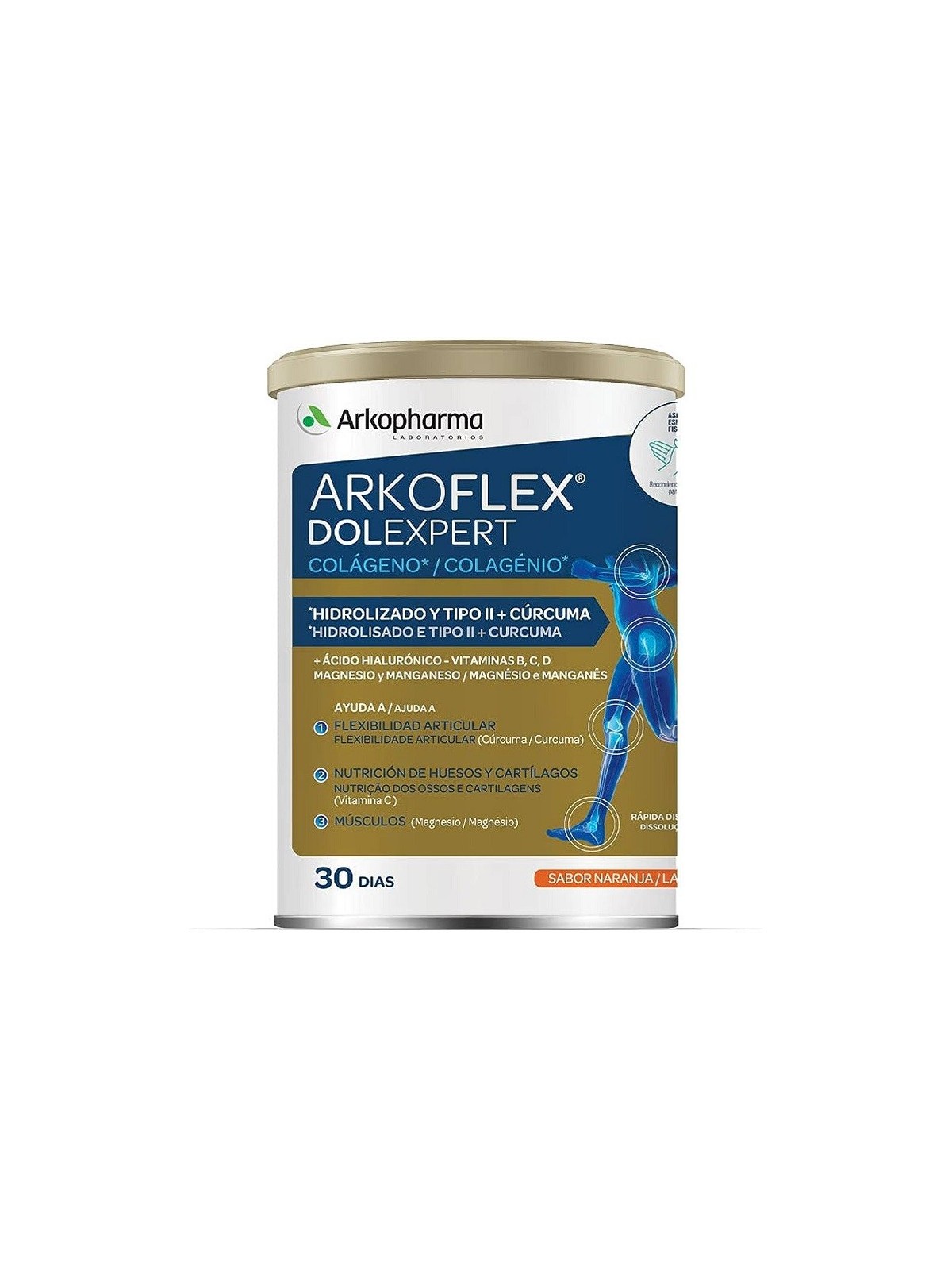 Arkoflex Dolexpert Colágeno sabor naranja 390 gr