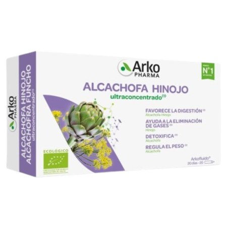 Arkofluido Bio Alcachofa Hinojo 20 ampollas