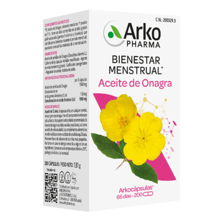 Arkocápsulas Aceite de Onagra 100 cápsulas