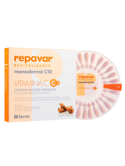 Repavar revitalizante monoderma c10 28 caps faciales