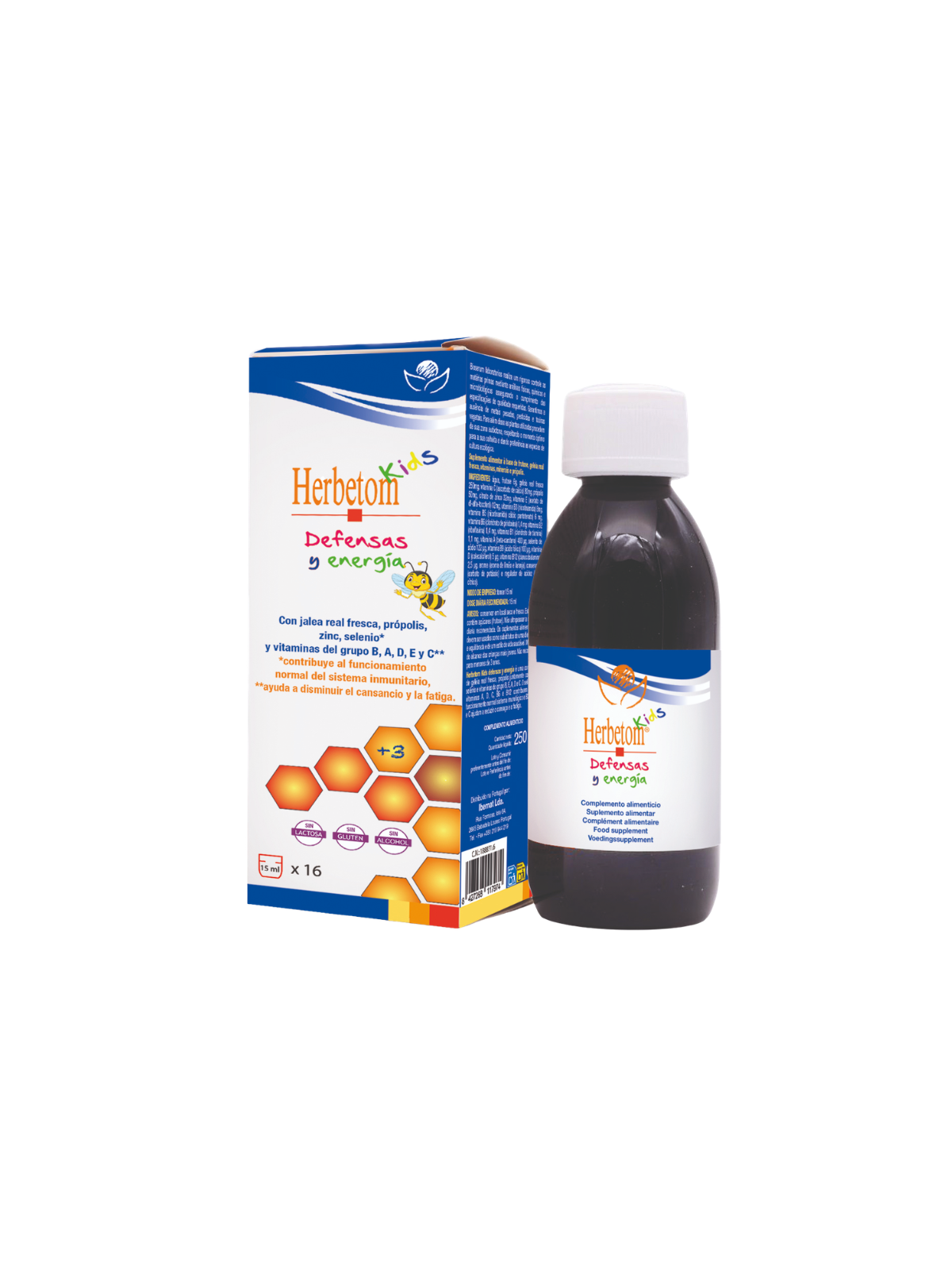 Herbetom kids defensas y energia 250ml