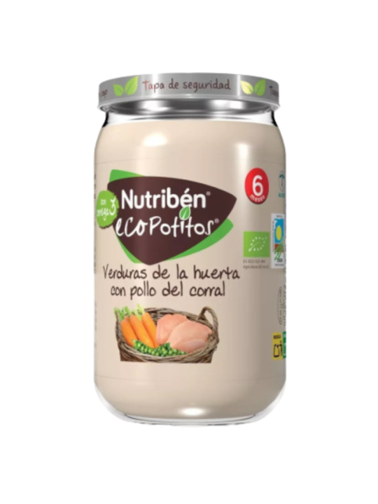 Nutriben eco potitos pollo con verduras 235 g