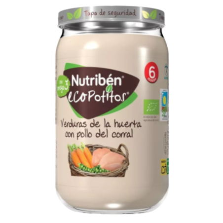 Nutriben eco potitos pollo con verduras 235 g