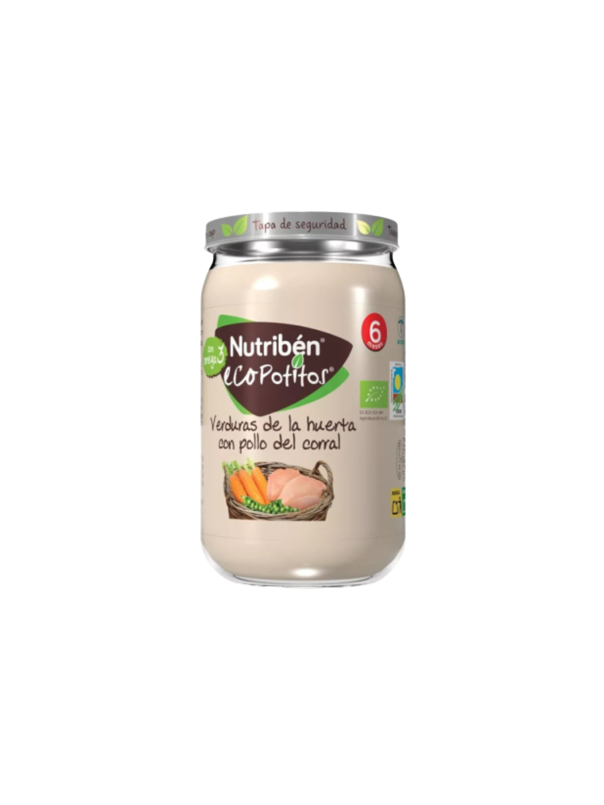 Nutriben eco potitos pollo con verduras 235 g