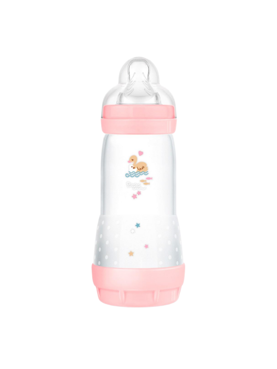 Mam biberon anticolic easy start +4m 320 ml rosa