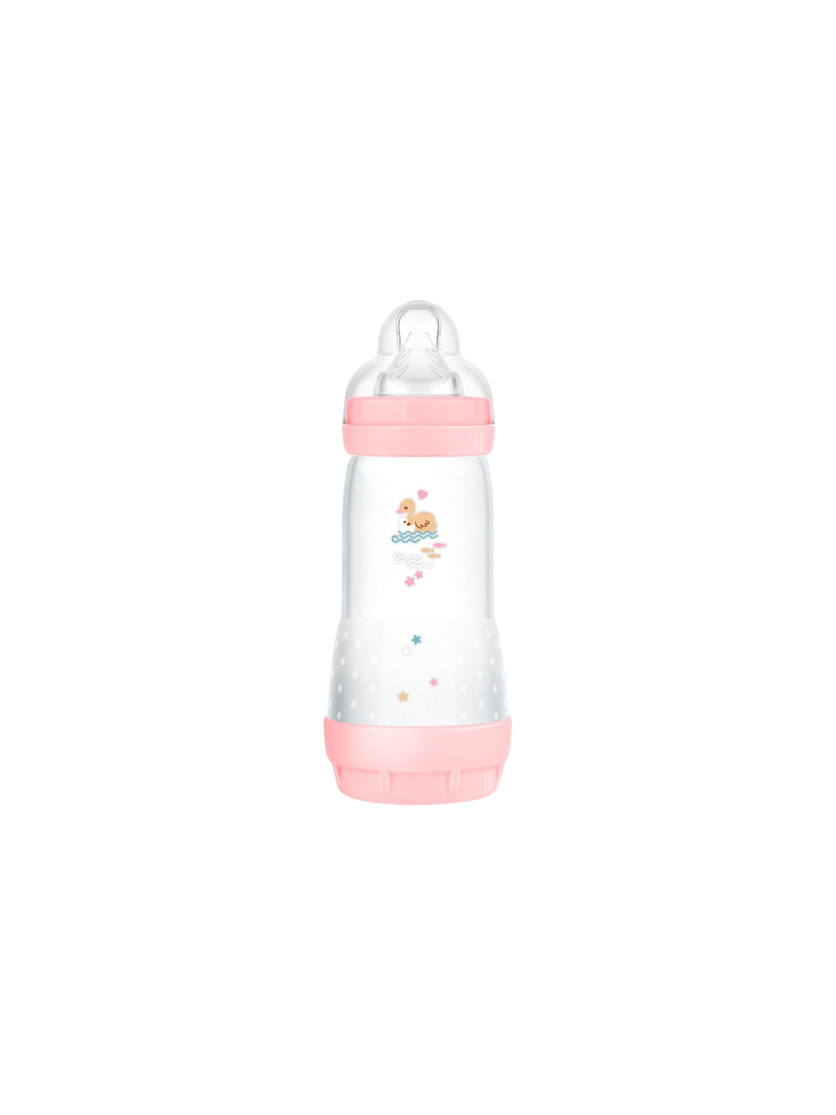 Mam biberon anticolic easy start +4m 320 ml rosa