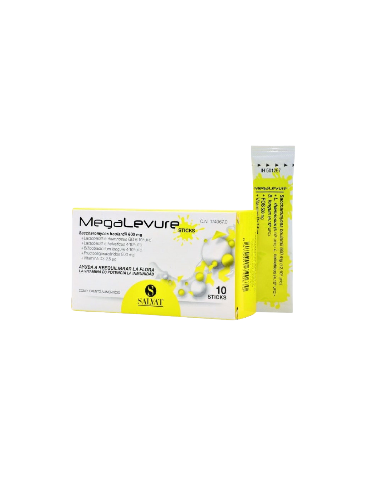 Megalevure 10 sticks
