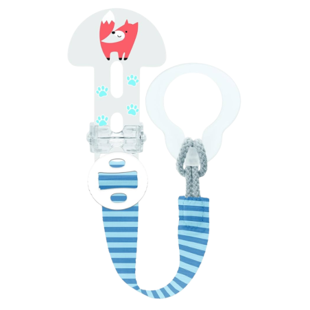 Mam broche chupete y cubierta de proteccion azul