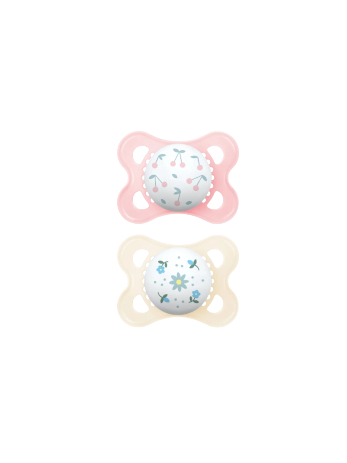 Mam chupete silicona original 0-6 m pack doble rosa
