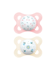 Mam chupete silicona original 0-6 m pack doble rosa