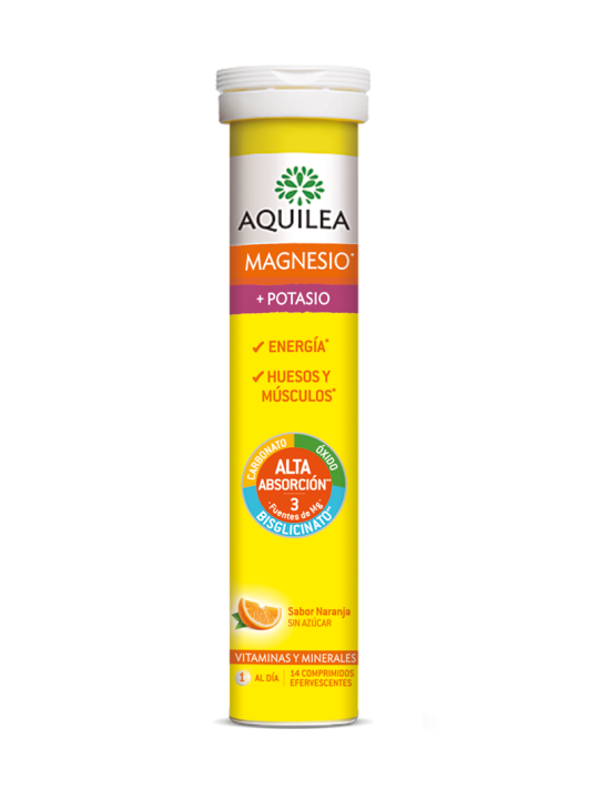 Aquilea magnesio + potasio 14 comp eferv