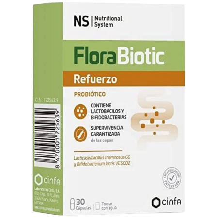 Ns florabiotic refuerzo 30 caps