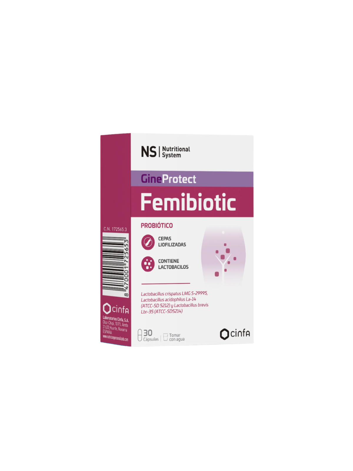 Ns femibiotic 30 caps