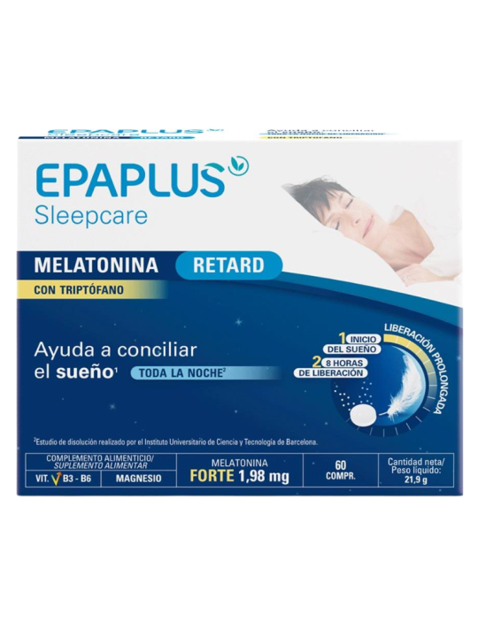 Epaplus melatonina retard con triptofano 60 comp