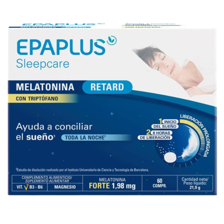 Epaplus melatonina retard con triptofano 60 comp