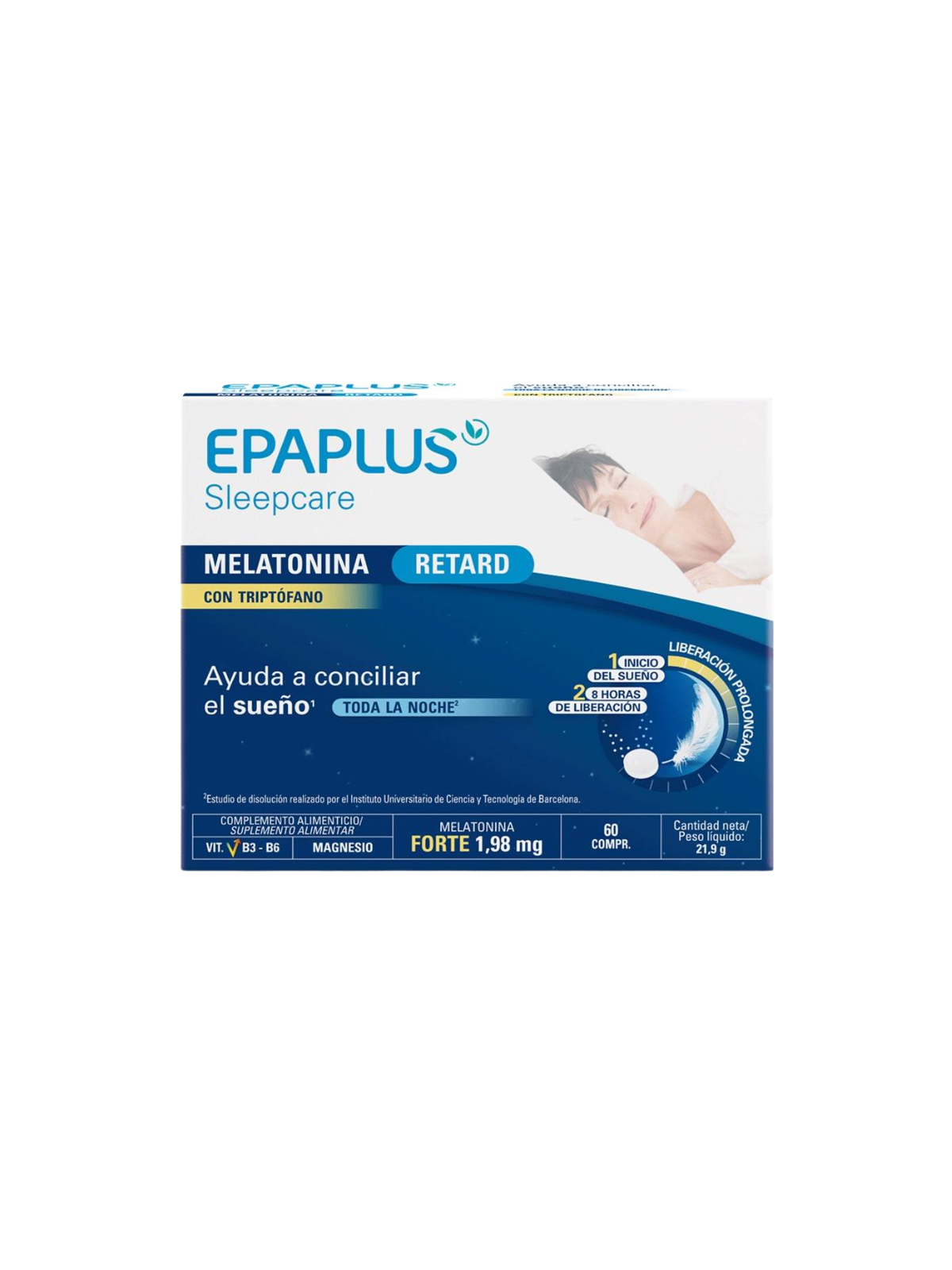Epaplus melatonina retard con triptofano 60 comp