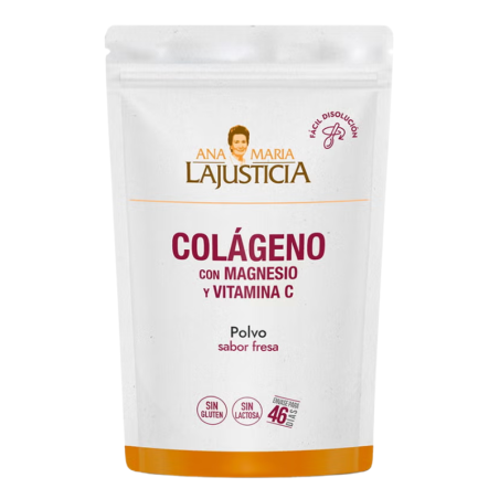 Ana María la justicia colágeno con magnesio y vitamina c sabor fresa