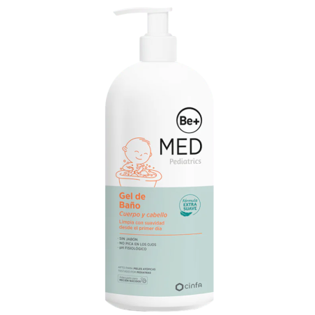 Be+ pediatrics gel de baño cuerpo/cabello sin ja