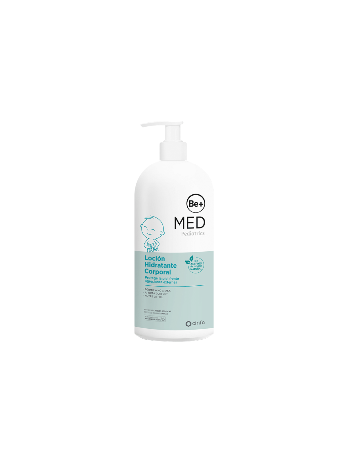 Be+ pediatrics locion hidratante corporal 500 ml