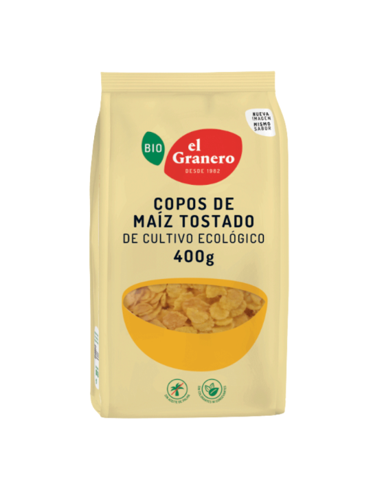 El granero bio copos de maiz tostado 400g