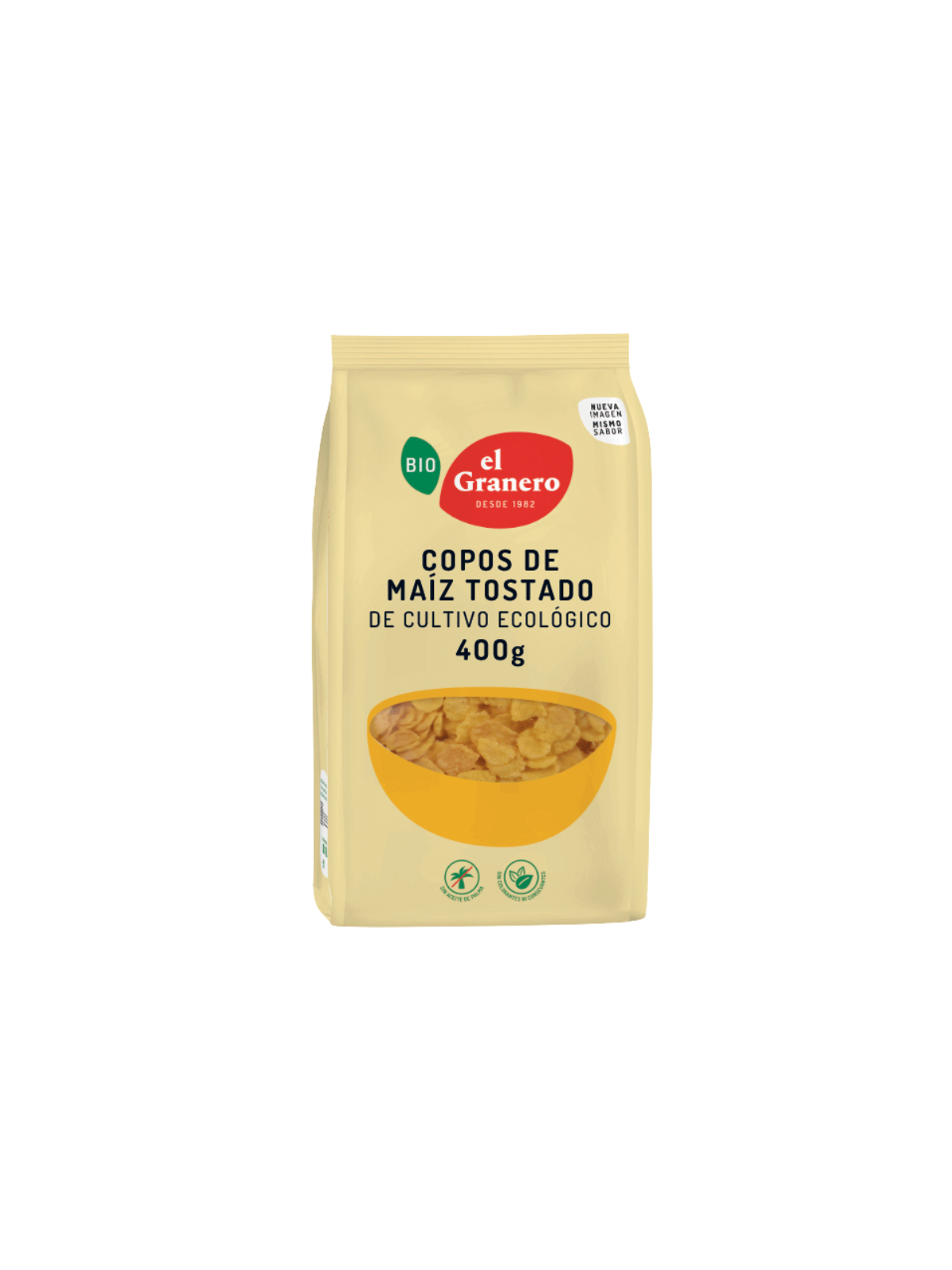 El granero bio copos de maiz tostado 400g