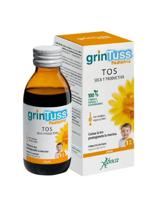 Aboca Grintuss jarabe con poliresin pediatric 180 ml