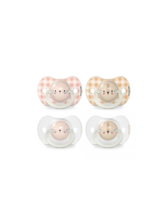 Suavinex fusion chupete fisiológico silicona 4-18 m 2 u